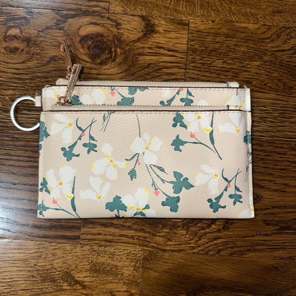 Floral Tan Women's Clutch